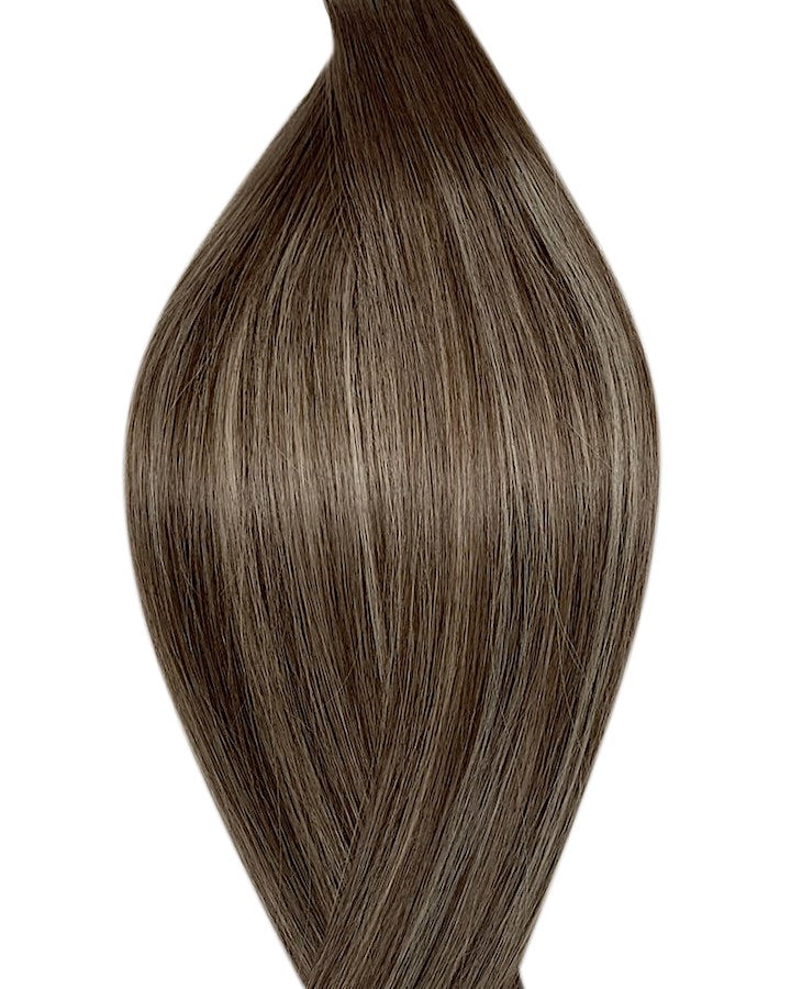 RemeeHi Haarverlängerung 16 Zoll (40,6 Cm) – 18 Aschblond, 100% Remyhaar, Unsichtbarer Halo