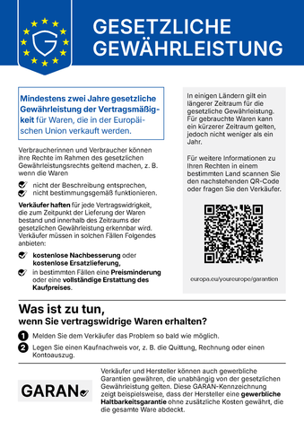 Gesetzliche Gewährleistungsrechte