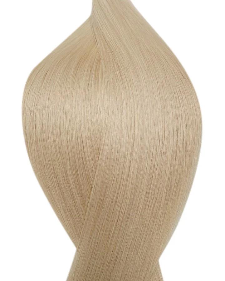 Echthaar Extensions in Haarfarbe Aschblond für Nanoring Extensions.
