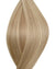 Echthaarverlängerung in Haarfarbe Blond Balayage für Keratin Bonding Extensions