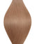 Echthaarverlängerung in Haarfarbe Dunkelblond für Keratin Bonding Extensions