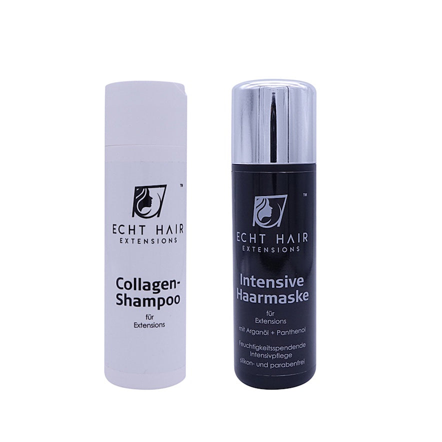 Haarverlängerung Pflege Set Collagenshampoo & Intensivehaarmaske
