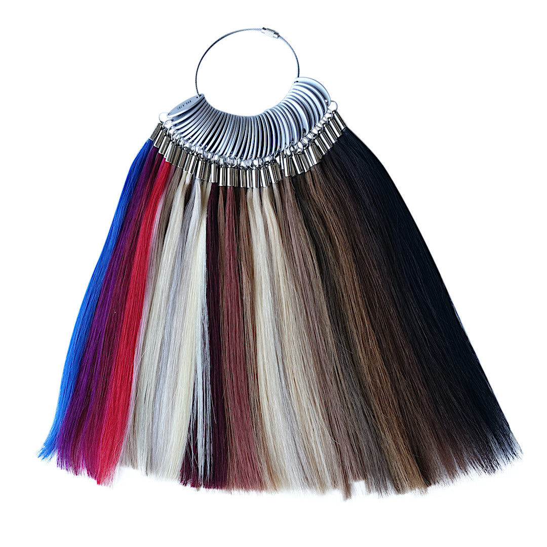 Haarverlängerung-Farbring zur Farbbestimmung