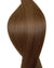 Echthaarverlängerung in Haarfarbe Goldene Nuss für Keratin Bonding Extensions