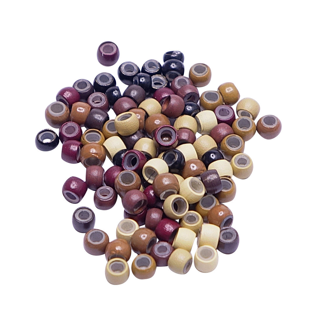 Nanoringe für Extensions mit Silikonschutz