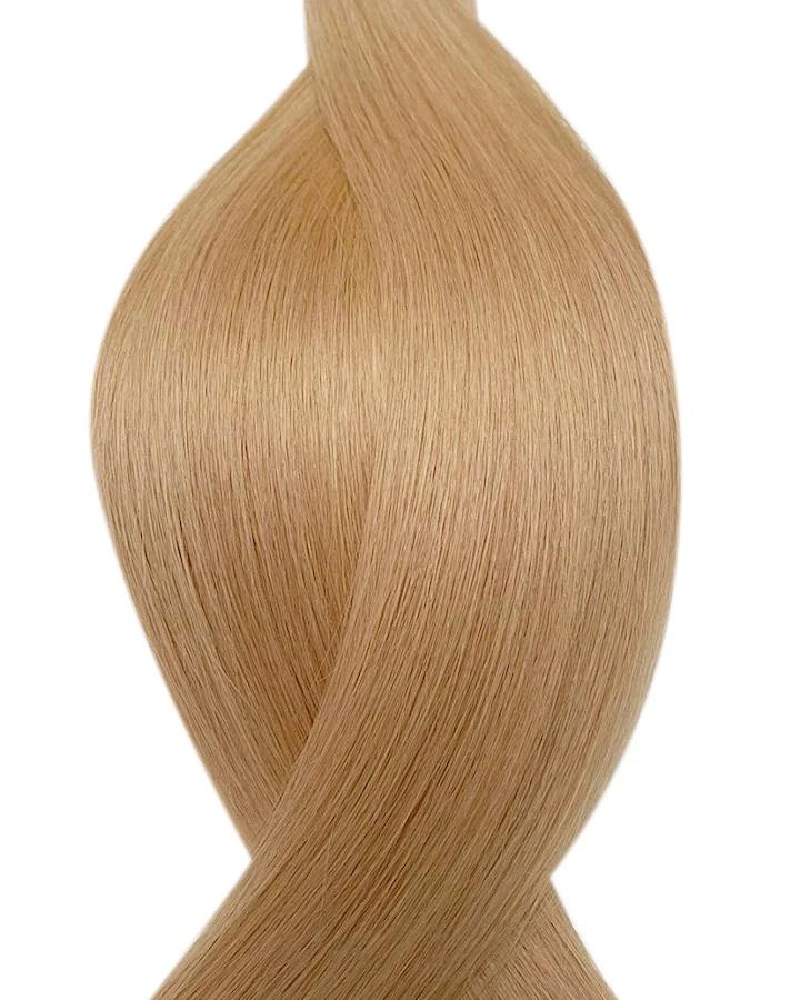 Echthaarverlängerung in Haarfarbe Naturblond für Keratin Bonding Extensions