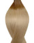 Echthaarverlängerung in Haarfarbe Ombre Hellbraun ins Aschblond für Keratin Bonding Extensions