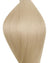 Echthaarverlängerung in Haarfarbe Weißblond für Keratin Bonding Extensions